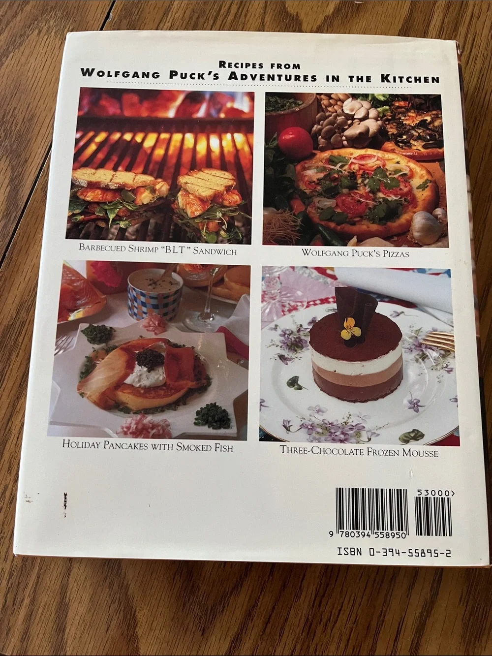 Wolfgang Puck: Adventures in the Kitchen 1st Edition signed Cookbook